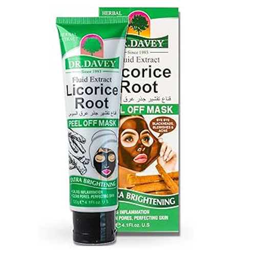 Licorice Root Hydrating Peel Off Mask Extra Brightening Deep Cleansing Acne Purifying Pore Shrinking Removes Blackheads Dirt Andoils - 120 g